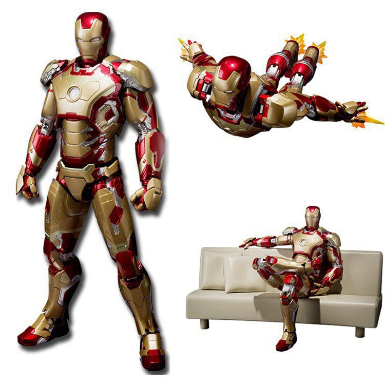 Mô Hình Nhân Vật Iron Man Mark 42 Bằng Pvc