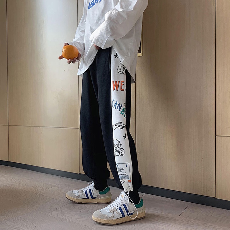 Quần Ống Rộng Nam Nữ Ulzzang WE CAN BE Chất Vải Umi Xuất Hàn, Quần Jogger Lưng Thun siêu xinh