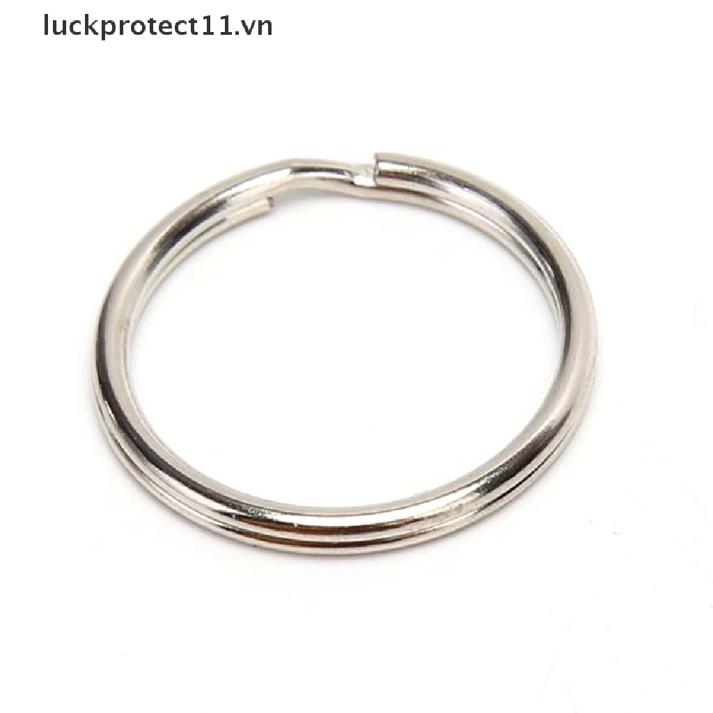 Set 100 vòng nhẫn kim loại gắn móc chìa khóa DIY