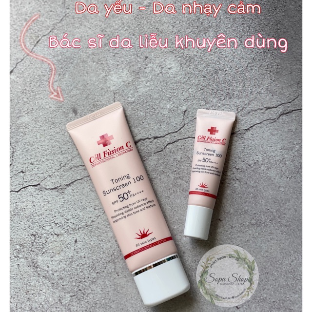 KEM CHỐNG NẮNG CELL FUSHION C