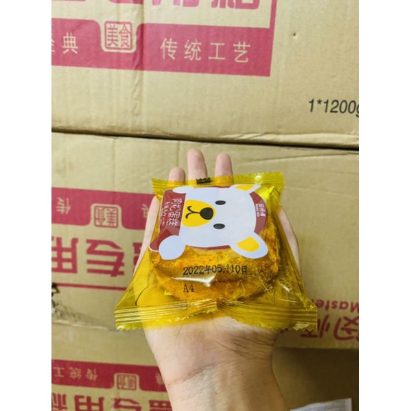 BÁNH RUỐC GẤU CHÀ BÔNG THÙNG 30 CÁI - Lùn Con Food