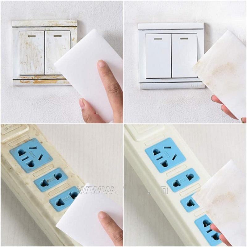 Mút chùi Melamin kỳ diệu xuất xứ Nhật Bản làm sạch vết bẩn không cần xà phòng