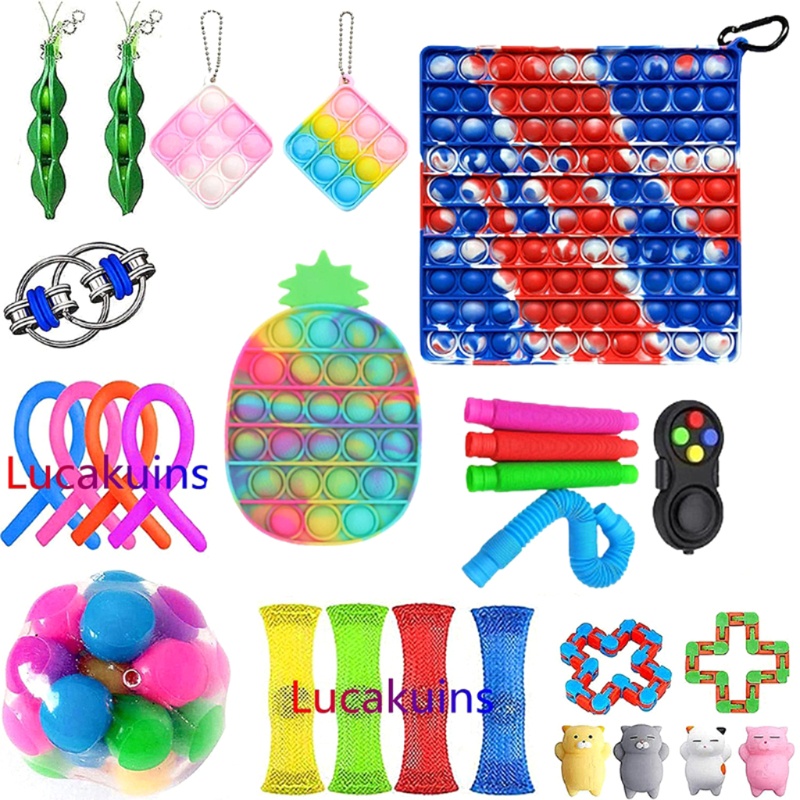 Set 27 Đồ Chơi Fidget Spinner WMMB Cảm Biến Vui Nhộn Cho Bé