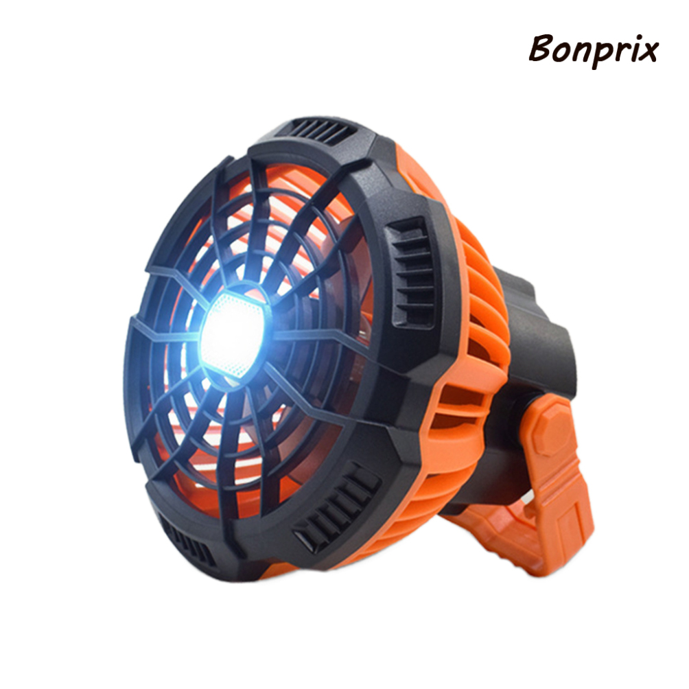 Quạt Cắm Trại Có Đèn Led Tiện Lợi