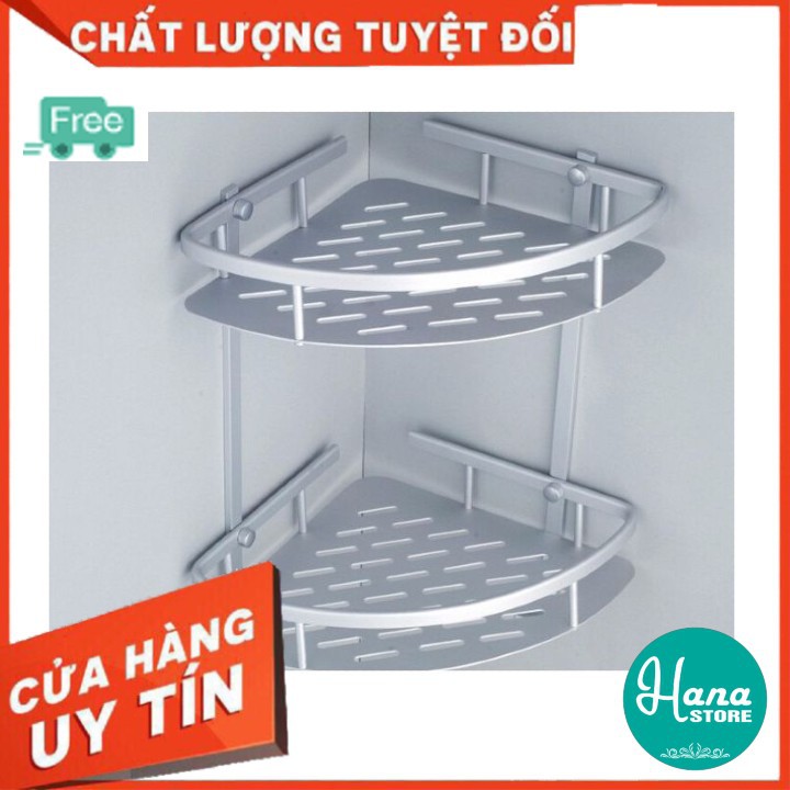 [Gắn tường] Kệ góc đa năng nhà tắm 1 tầng/2 tầng, Kệ để đồ phòng tắm Inox, sản phẩm chất lượng, bền bỉ