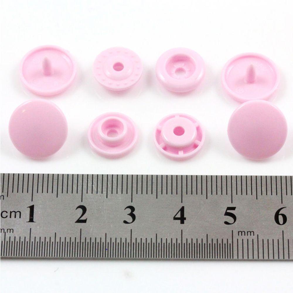 LILYES Set 50 Nút Bấm Nhựa Nhiều Màu Sắc Kích Thước 12mm