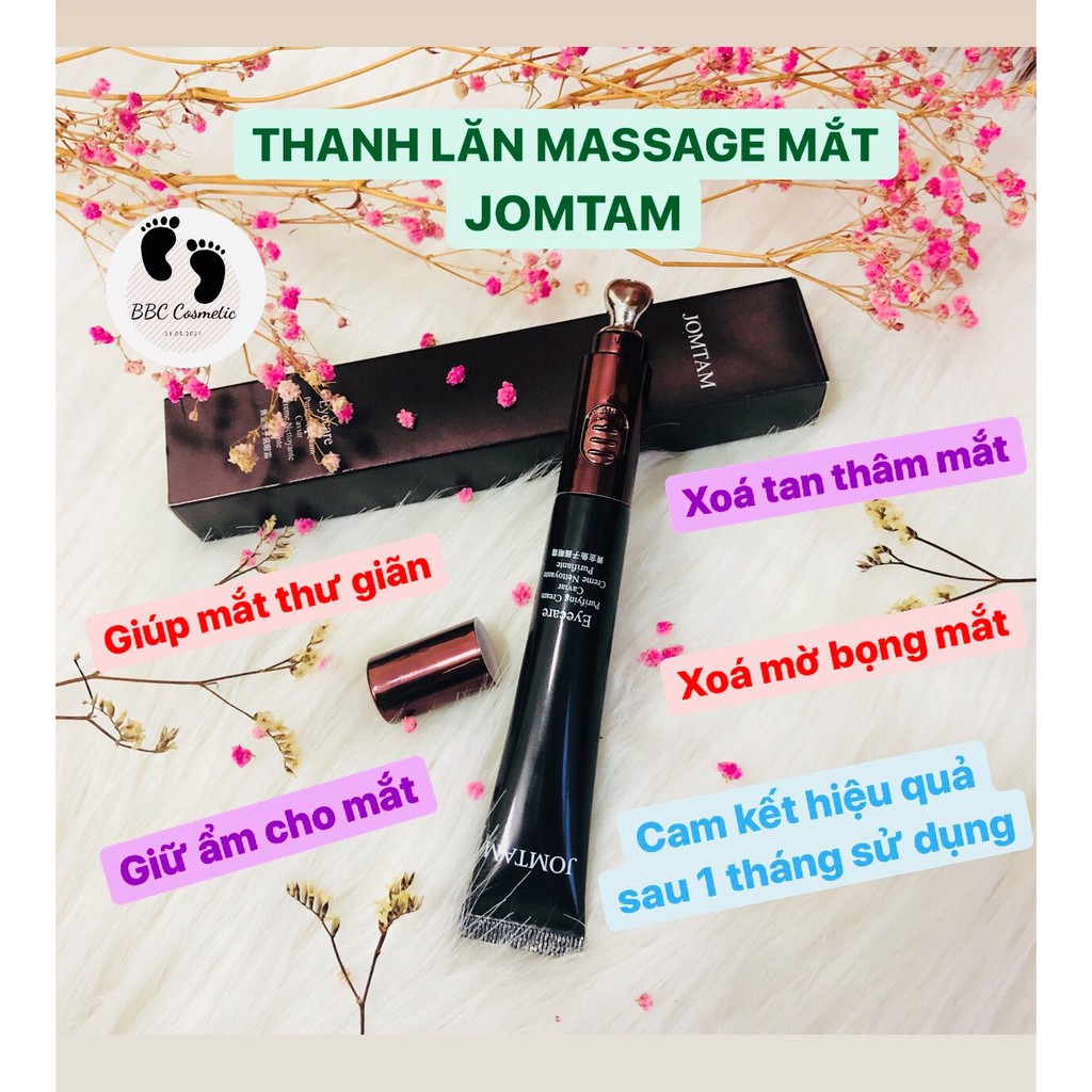 Thanh Lăn Massage Mắt JOMTAM Xóa Tan Thâm Mắt,Bọng Mắt, Giảm Nếp Nhăn Trên Mắt Hiệu Qủa Sau 1 Tháng Sử Dụng