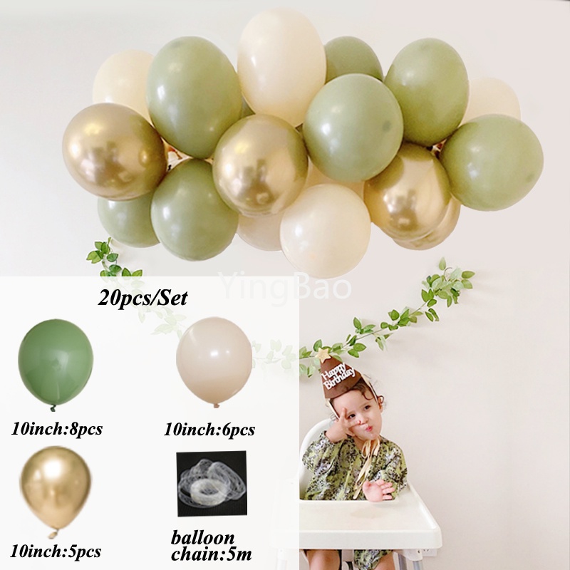 Set 20 Bong Bóng Cao Su Trang Trí Tiệc Sinh Nhật