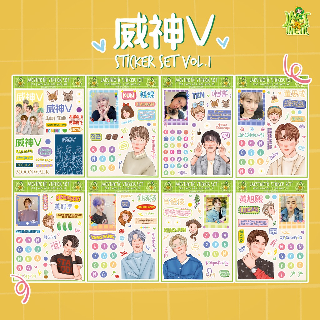 Bộ Hình Dán Kpop | Wayv