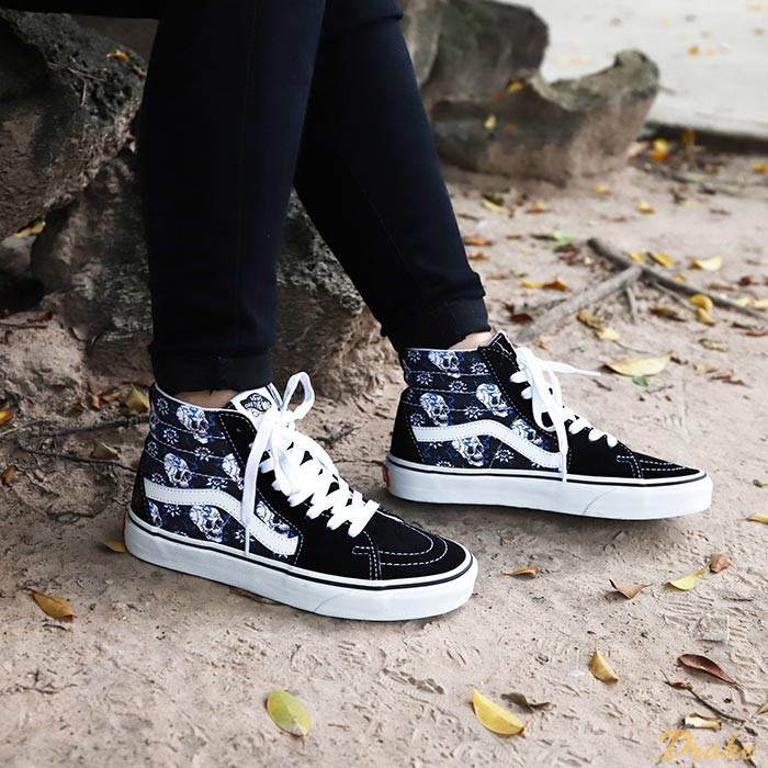 Giày sneakers Vans UA SK8-Hi Flash Skulls VN0A4U3C1HJ