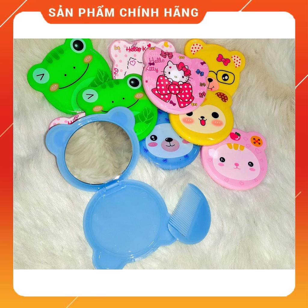 BỘ GƯƠNG LƯỢC MINI SO CUTE tròn