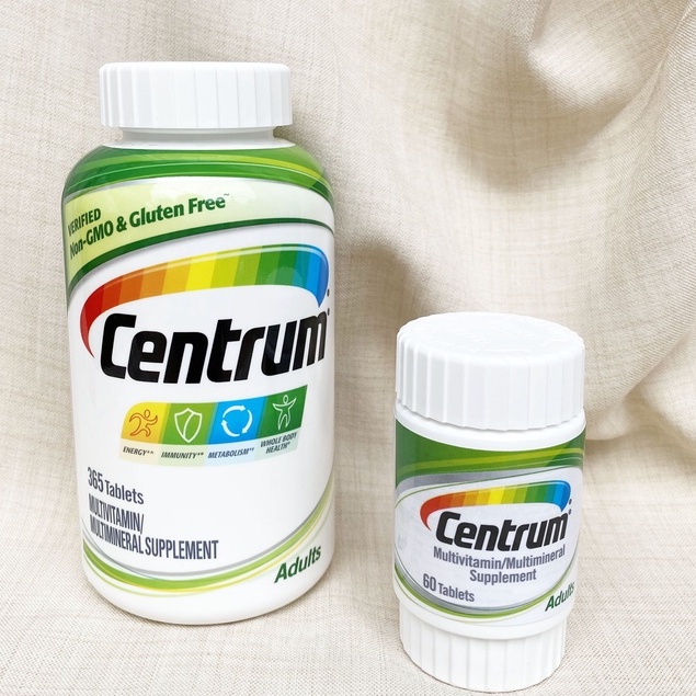 Viên uống vitamin tổng hợp Centrum Multivitamin dưới 50 tuổi và trên 50 tuổi