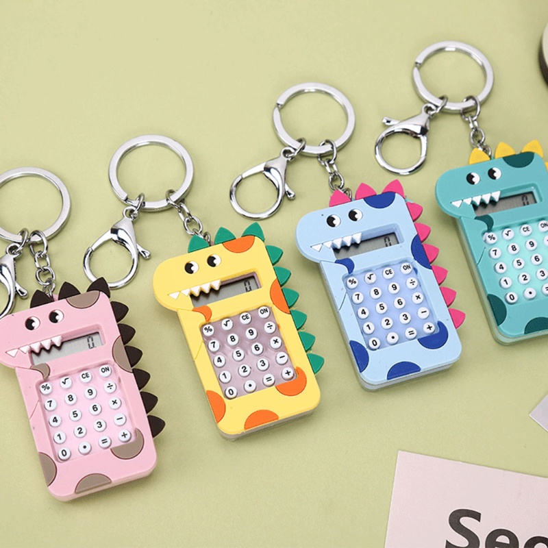 Móc Khóa Hình Khủng Long Hoạt Hình Mini Dễ Thương