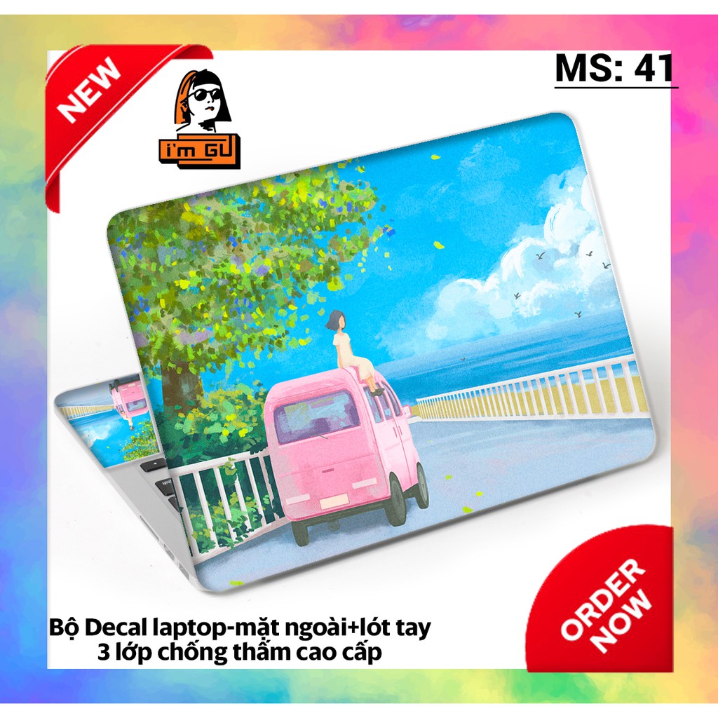 BỘ DECAL CUTE DÁN BẢO VỆ TRANG TRÍ LAPTOP  Decal cao cấp 3 lớp chống thấm TẤT CẢ CÁC DÒNG MÁY MACBOOK/ACER/HP/DELL | BigBuy360 - bigbuy360.vn