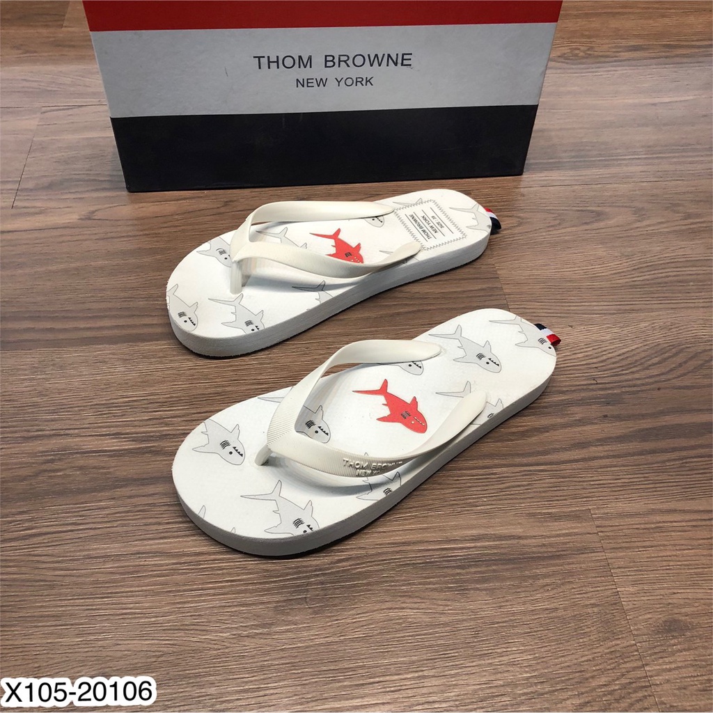 Dép Tông Thome Browne Họa Tiết Cá Mập - Dép Xỏ Ngón Thome Browne Cao Su Siêu Nhẹ    DT FashionMenwear