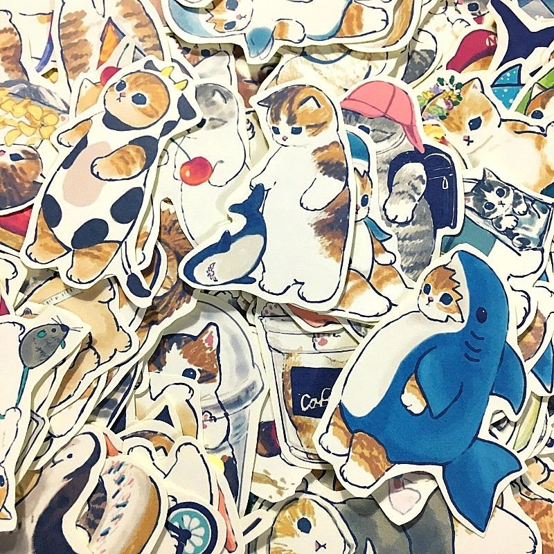 Combo Sticker  dán hình siêu ngộ lẫn cool ngầu Unisex (ngẫu nhiên - không chọn hinh