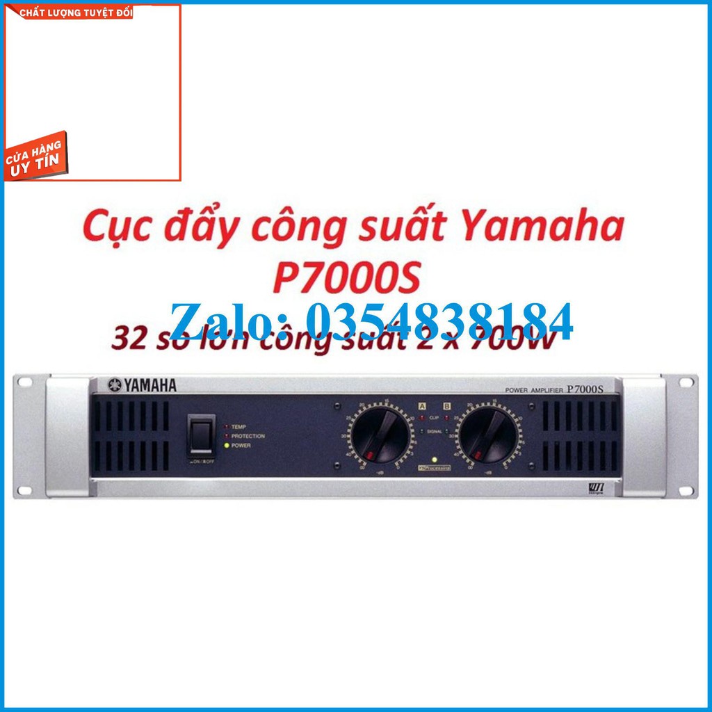 Cục đẩy công suất Y a m a h a P7000S cao cấp, chuyên dùng cho dàn âm thanh sân khấu, phòng karaoke gia đình