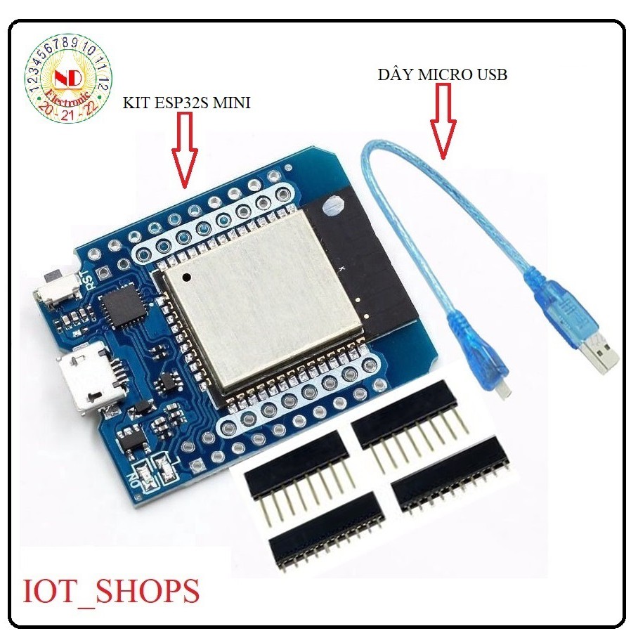 ESP32 - KIT IOT ỨNG DỤNG NHÀ THÔNG MINH