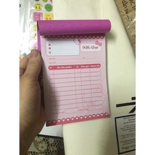 Phiếu ship hàng xinh cute mẫu 4