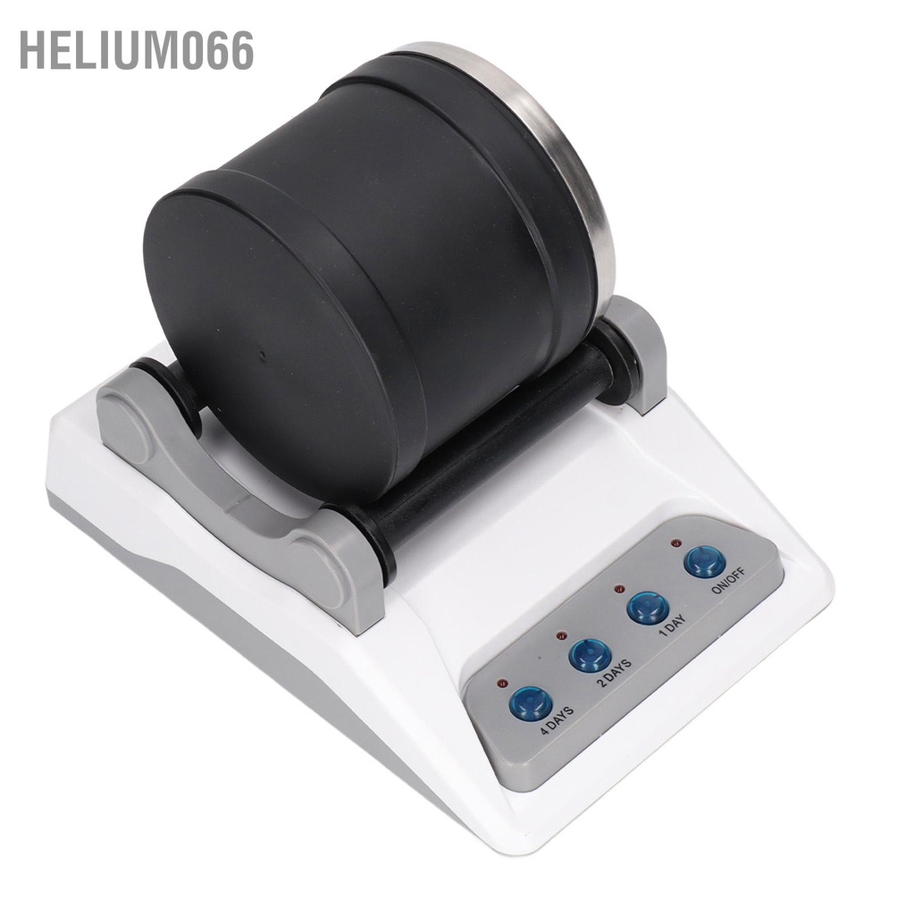 Rock Tumbler Kit Đồ chơi điện tự làm với Grits đánh bóng đá quý thô cho trẻ em người lớn 100‑240V Helium066