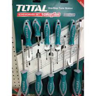 Bộ 10 tua vít total tht250610