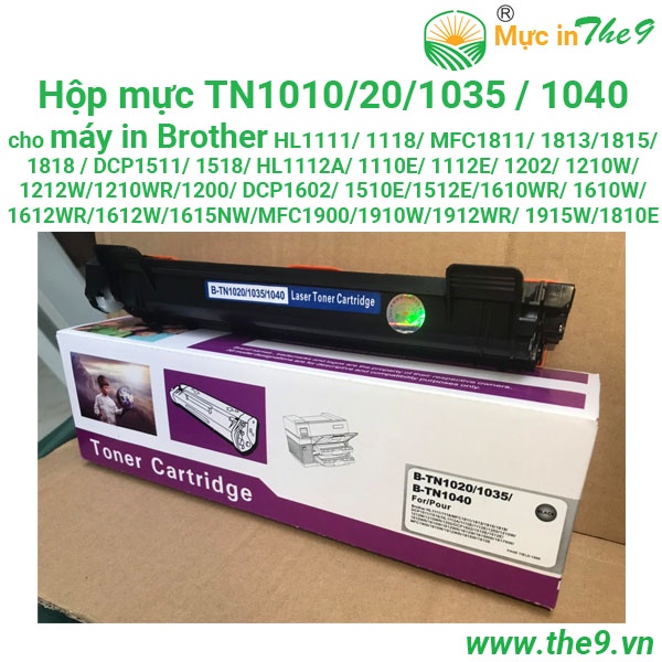 Combo Cụm drum + Hộp mực cho máy Brother MFC1811/ HL-1111, 1201w, HL-1110,...hàng nhập khẩu mới 100% in đẹp