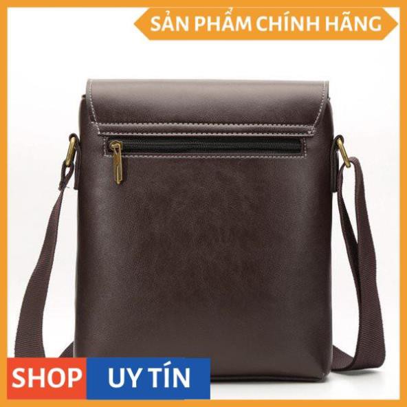 Túi Đeo Chéo Nam 4U Tiện Dụng D272 ( đen - nâu ) | BigBuy360 - bigbuy360.vn