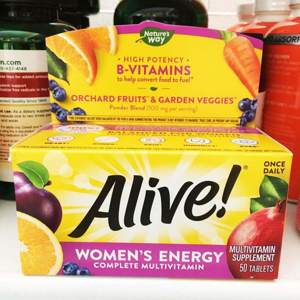 Bổ sung Vitamin tổng hợp cho phụ nữ Alive Women’s Energy 50 viên