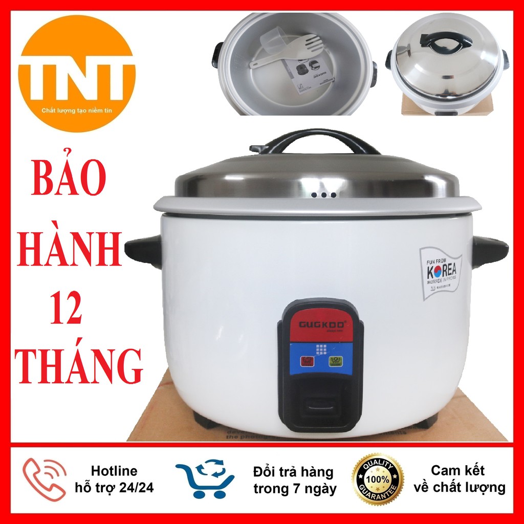 Nồi Cơm Điện Công Nghiệp GUGKOO 28 LÍT 3800W Nấu Được 8 Kg Gạo