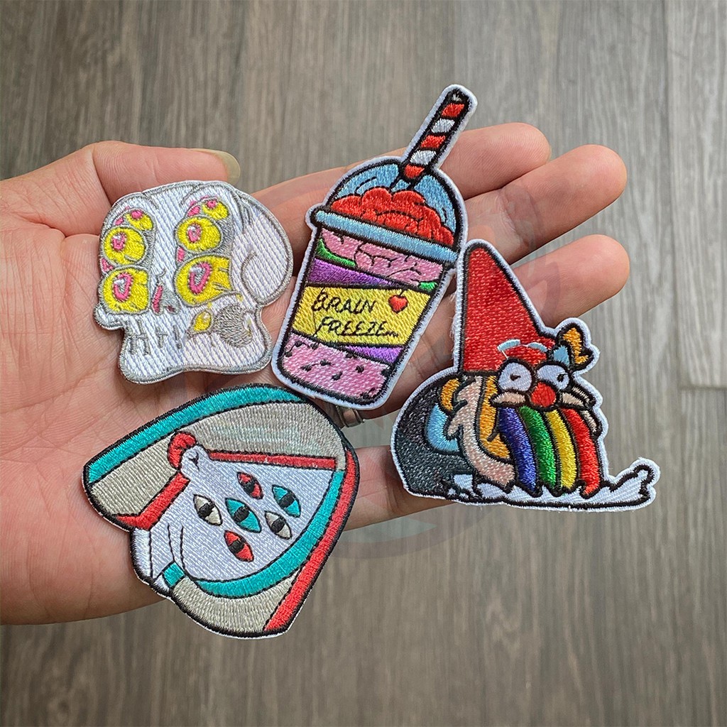Sticker/Patch vải ủi trang trí cho quần áo, mũ nón, phụ kiện, túi xách, balo ...v
