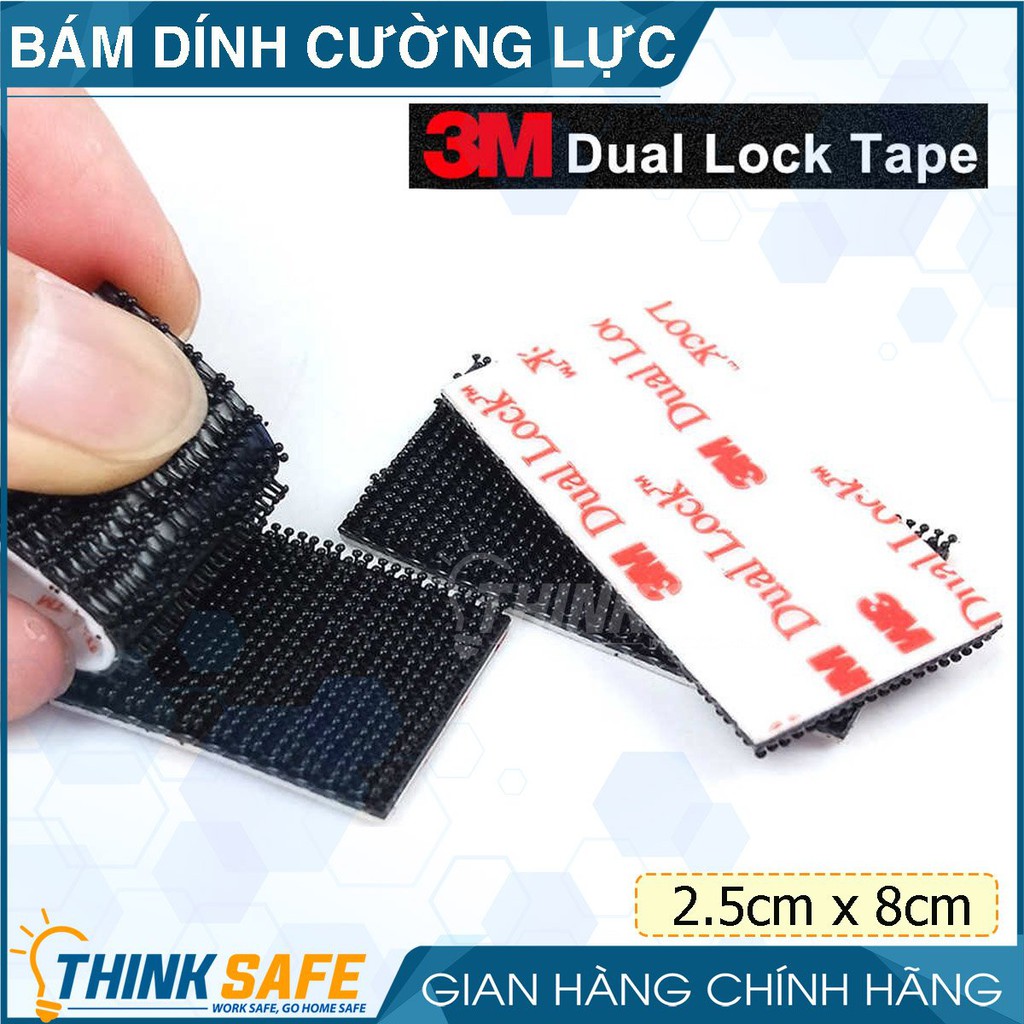 Miếng dán cường lực 3M Dual Lock SJ3550 siêu chắc, siêu dính, độ bền lâu tháo mở dễ dàng