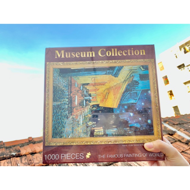 The Coffee Terrace At Night - 1000 piece puzzle - bộ ghép hình 1000 miếng van gogh - bộ ghép hình 1000 mảnh