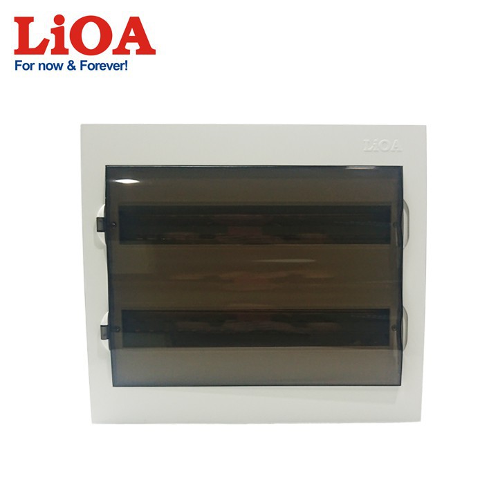 Tủ điện LiOA đế nhựa dùng cho MCB, MCCB, RCBO chứa 24 đến 36 aptomat (SE4FC24/36LA)