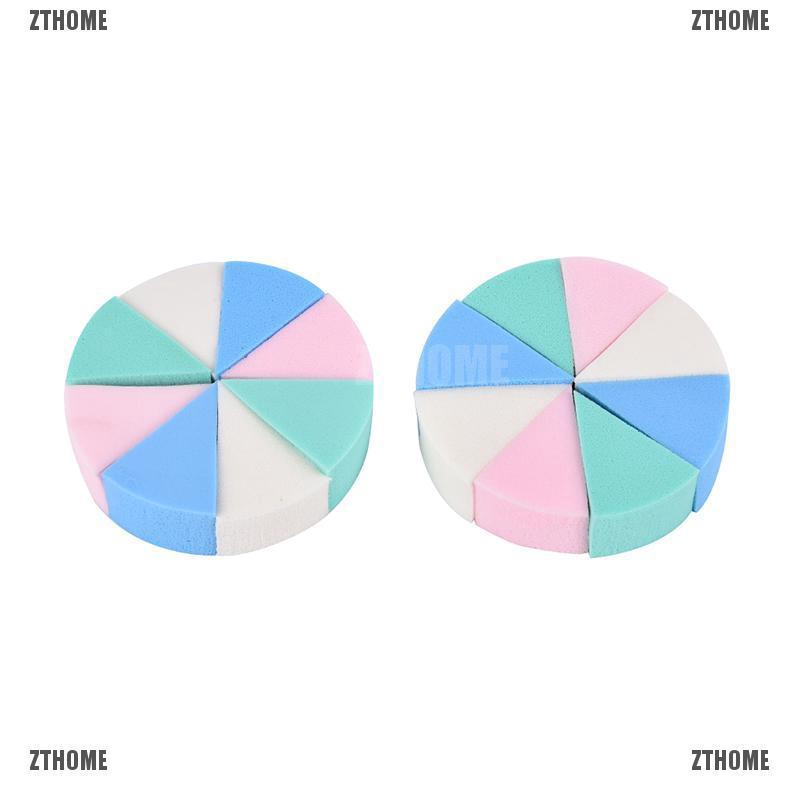 Set 8 Mút Rửa Mặt Mềm Mại Hình Tam Giác