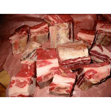 250g xương sườn bò cắt khúc sẵn (kho, xào, hầm...)