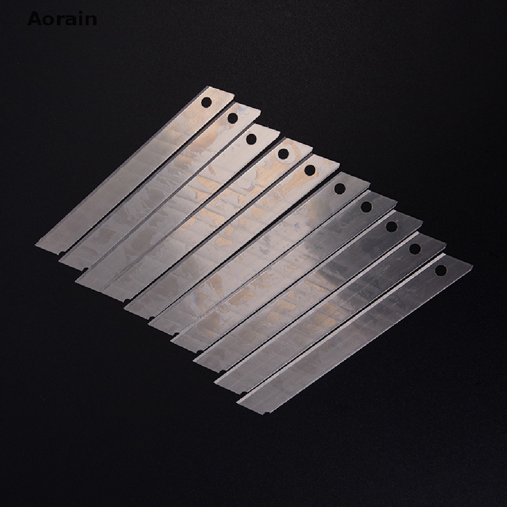 Bộ 10 Lưỡi Dao 9mm Thay Thế Cho Dao Cắt Tiện Dụng