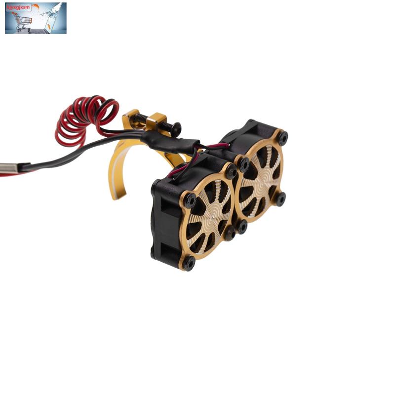 Quạt Tản Nhiệt Động Cơ Kèm Cảm Biến Nhiệt 540 550 3650 3660 Motors 1/10 RC Axial SCX10 Traxxas TRX4