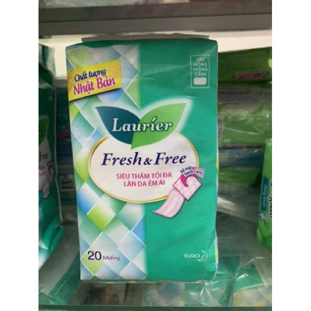 [ chính hãng ] Băng vệ sinh Fresh &amp; Free  20 miếng gói to