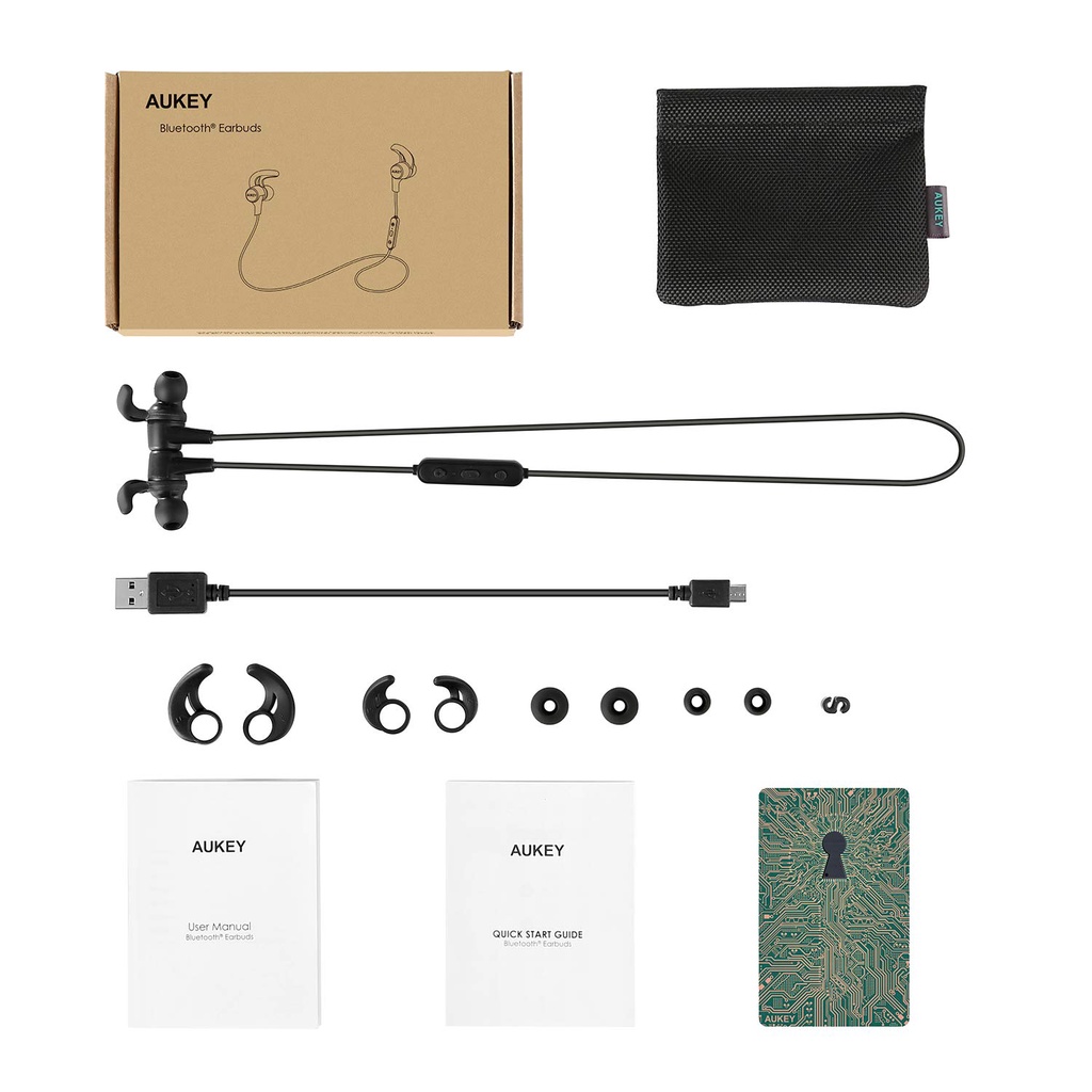 Tai nghe không dây Aukey EP-B40S nhét tai thể thao bluetooth có micro tiện dụng khi tập thể thao
