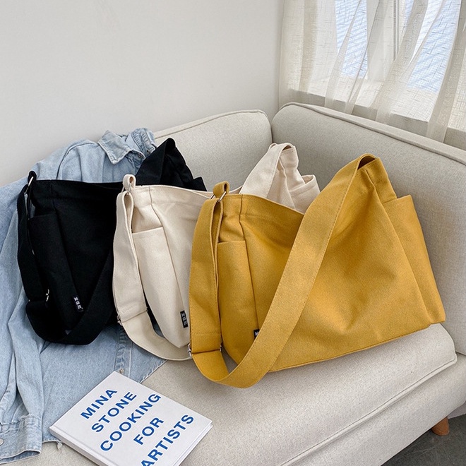 Túi đeo chéo ENVIROSAX vải canvas thiết kế đơn giản thời trang cho nữ