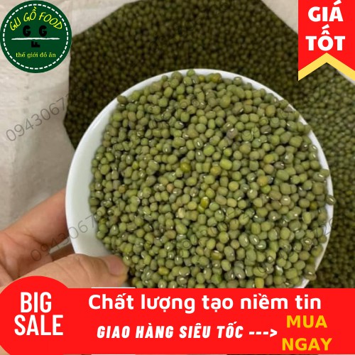 ĐỖ XANH HẠT TIÊU LÀM GIÁ - NẤU CHÈ (1kg) ĐÓNG TÚI HÚT CHÂN KHÔNG - ĐẬU XANH