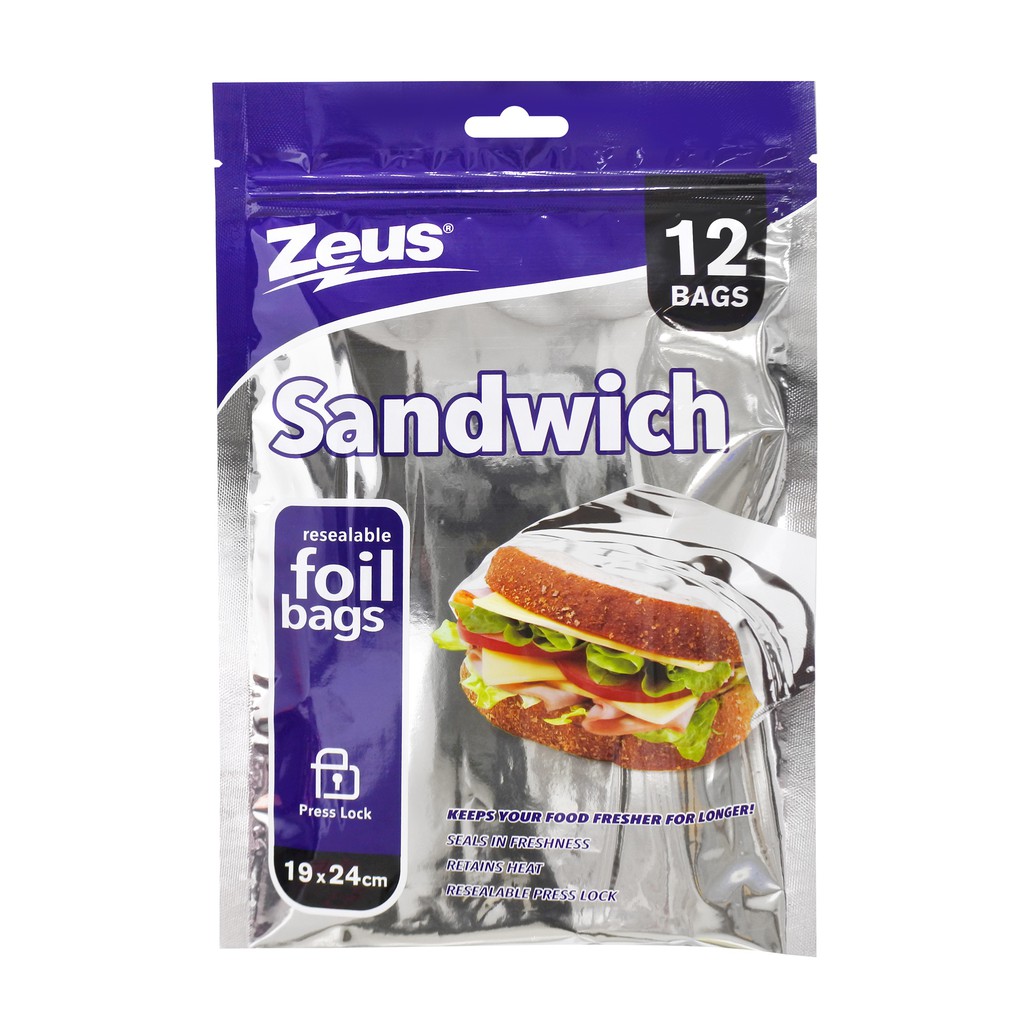 Túi bạc đựng Sandwich và thức ăn 12 cái Uncle Bills BC0504