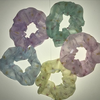 Dây cột tóc scrunchies nhỏ nhiều màu