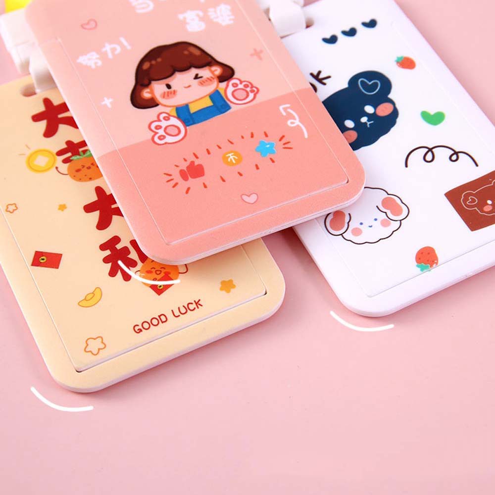 Bao da đựng thẻ họa tiết hoạt hình xinh xắn