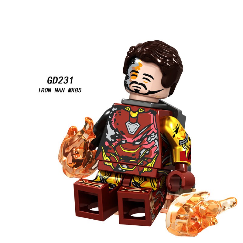 Tượng Nhân Vật Người Sắt Tony Stark Cho Đồ Chơi Mô Hình Lắp Ráp