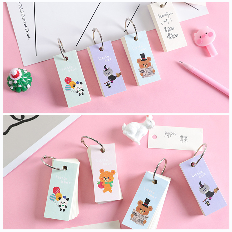 Sổ Ghi Chú Mini Hình Gấu Dễ Thương