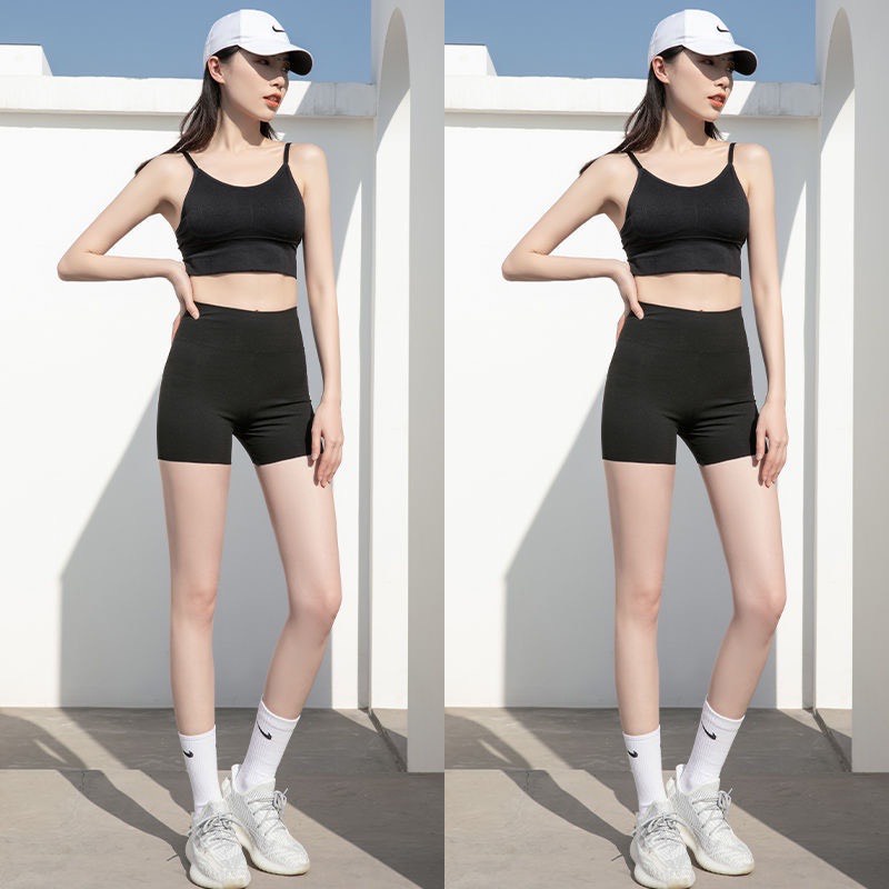 Quần legging đùi, kiểu short body dáng ôm, boxer ngắn phong cách thể thao sporty cá tính Ulzzang