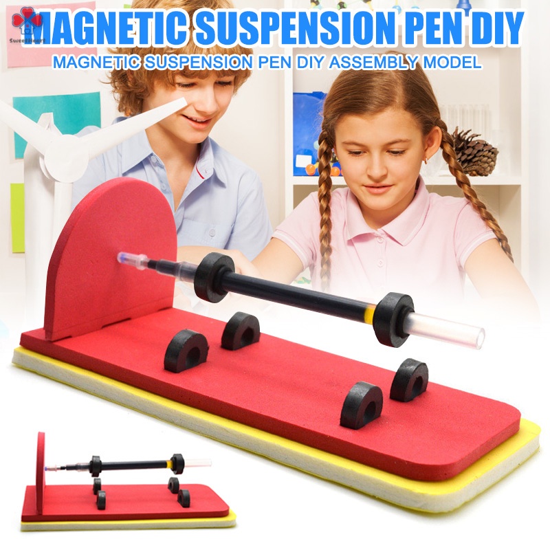 Đồ chơi giáo dục bút bay lơ lửng nam châm học nguyên tắc vật lý DIY thú vị cho bé