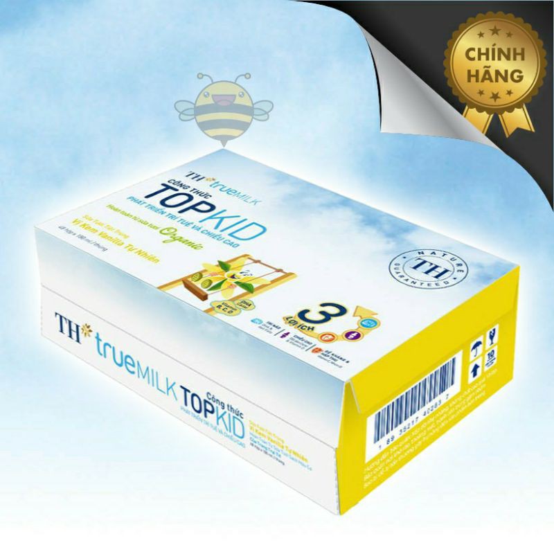 Sữa tươi công thức topkid 180ml