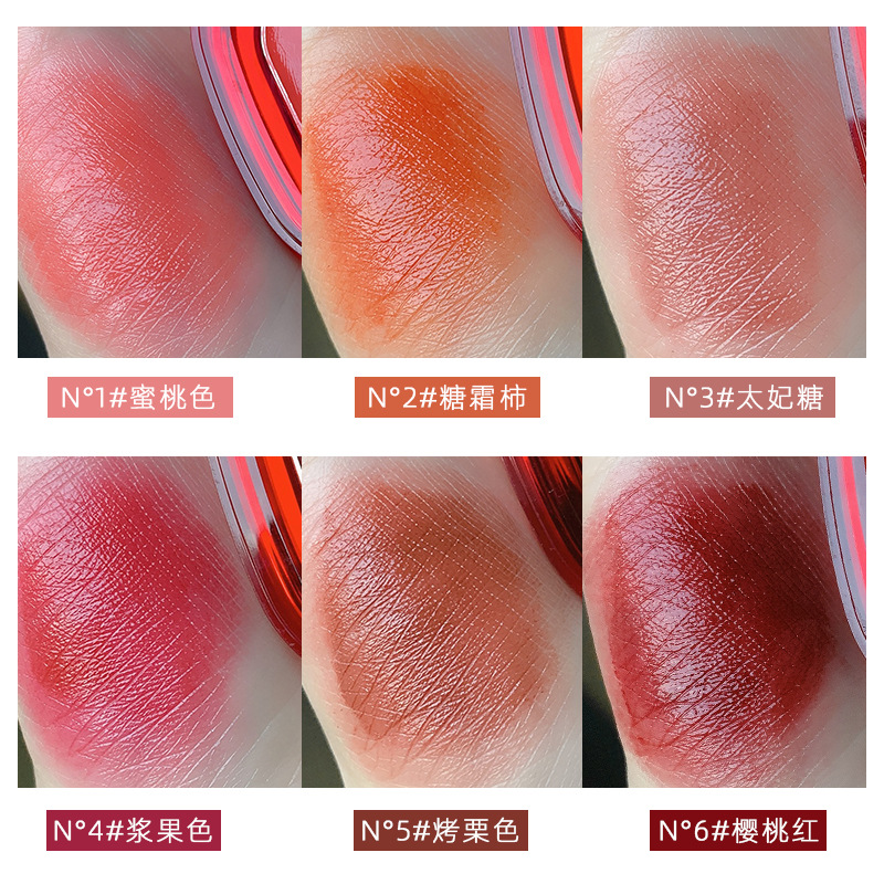 (Hàng Mới Về) Son Dưỡng Môi Có Màu Gella's Pot Lip Dạng Hũ Tặng Kèm Cọ Đánh Son